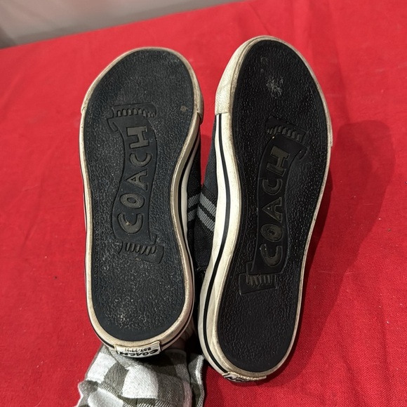 Coach Black and White Sneakers - Picture 4 of 4